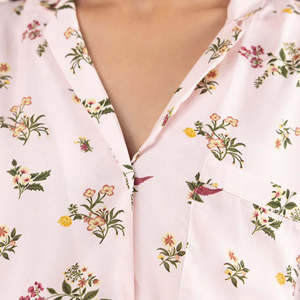 Ensemble de pyjama en soie tricotée 100 % pour femme, 2 pièces, de haute qualité, personnalisé, pour l'hiver, respirant, séchage rapide, longueur intégrale, OEM - Product Image 4