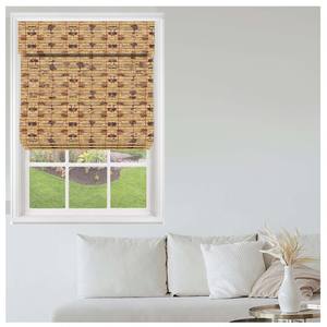 Persianas Romanas de Bambú Decorativas, Inalámbricas, Integradas, de Diseño Natural, para Interiores de Ventanas Francesas Ecológicas, para Todas las Estaciones - Product Image 2