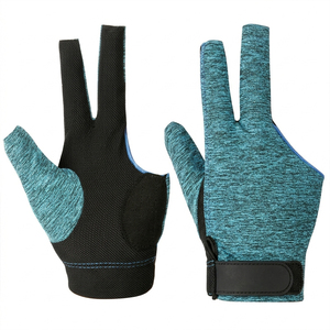 Guantes de Snooker de 3 Dedos Hechos con Tela Suave Antideslizante, Guantes de Billar Ligeros de Secado Rápido, Uso Unisex - Product Image 3