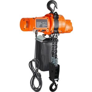 Single-Phase 120V Electric Chain <b>Hoist</b> 10 ft Lifting Height 2200 Lbs Load Capacity 6.9 Ft/min Speed for Overhead Crane for Farm - Product Image 5
