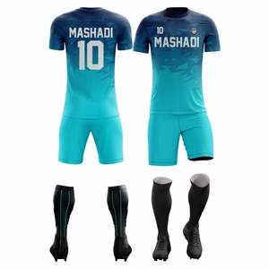 Uniformes de Fútbol Unisex de Manga Corta, Tallas Grandes, Transpirables, de Alta Calidad, 100% Poliéster, Venta al Por Mayor - Product Image 1