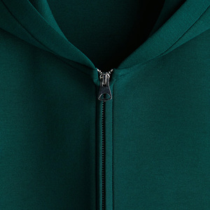 Sudadera con capucha de lujo con cremallera, 360 g/m², de jersey, corte regular, personalizada, oversize, lisa, estilo boxy, para hombre, otoño, bordada, impermeable, lavada - Product Image 6