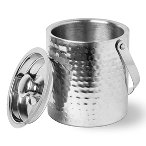 Seau à glace en acier inoxydable en forme de pomme dorée, style minimaliste moderne, pour accessoires de bar à domicile - Product Image 6