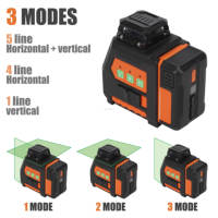 Niveau laser rotatif 5 lignes vert SA-05F - Niveau laser - 1V1*360 °   pour la menuiserie européenne et la rénovation des carreaux