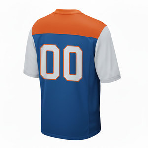 Camiseta de fútbol americano al por mayor con logotipo personalizado, número y ropa deportiva para hombre, hecha con alta calidad. - Product Image 2