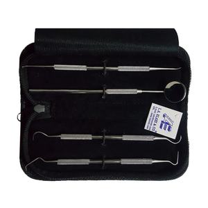 Kit d'hygiène dentaire de 4 pièces : outils dentaires, sondes, miroir buccal en acier inoxydable – Le kit le plus vendu en gros pour les professionnels - Product Image 1