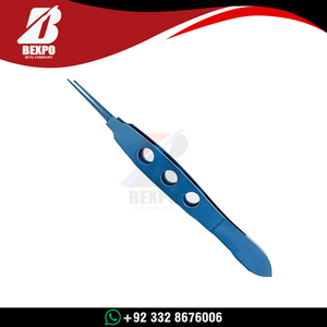 Pinzas para Suturas McPherson, Instrumento Quirúrgico Oftálmico de Acero Inoxidable, Instrumentos Reutilizables de Precisión para Microcirugía - Product Image 2