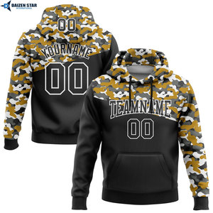 Custom Camouflage Unisex Fleece 300g Hoodie 100% Polyester Sublimation Print Breathable Casual Winter Wear Regular Fit Pocket - Product Image 4