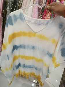 Blusa de Mujer de Alta Calidad, Estilo Vintage, con Volantes, Cuello en V, Estampado de Estrellas Azul Claro, Manga Larga, Informal, Satinada, para Fiesta, Verano, Primavera - Product Image 5