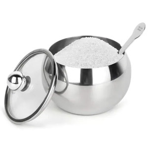New Article Silver Plated Metal Creamer Pot And Sugar Bowl With Lid For Luxury Tableware And <b>Table</b> Use - Product Image 6