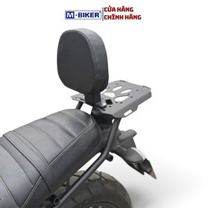 Porte-bagages arrière M-Biker Yamaha XSR155 avec dossier passager, accessoires de moto - Product Image 2