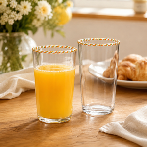 Verres à boire transparents en borosilicate faits à la main de 320 ml, sans plomb, pour whisky, eau, jus, réutilisables, en gros - Product Image 5