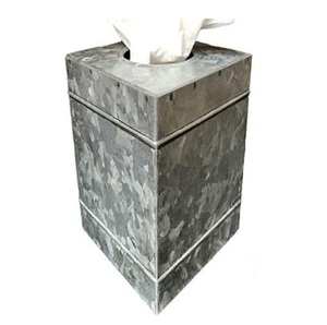 Porta pañuelos galvanizado ecológico, sostenible y de calidad para coche, oficina, hogar y otros usos. - Product Image 1