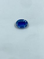Pierre précieuse de cyanite bleue royale naturelle de haute qualité, taille ovale, 2,86 carats, pour la fabrication de bijoux