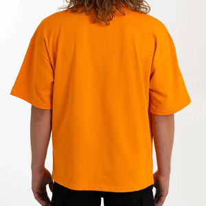 T-shirt Homme Oversize Personnalisé VIBE SEWN en Coton Lourd 220g Col Rond Effet Délavé Séchage Rapide Écologique – Vente en Gros - Product Image 6