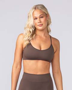 Soutien-gorge de sport pour femme, nouveau design, compression, col en V, sans couture, pour le fitness, la gym et le yoga - Product Image 1
