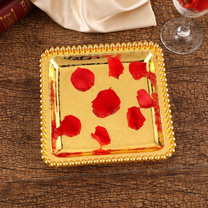 Gold <strong>Cake</strong> Plate <strong>Stand</strong> 2 Tier <strong>Cake</strong> Tools Wedding Glass <strong>Cake</strong> <strong>Stand</strong> <strong>Set</strong> Wholesale - Product Image 5
