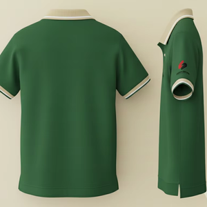 เสื้อผ้าลำลองผู้ชายขายดี เป็นมิตรกับสิ่งแวดล้อม ดีไซน์ใหม่ สีพื้น แขนสั้น รับทำโลโก้ ผ้าฝ้าย 100% ขายส่ง OEM - Product Image 6