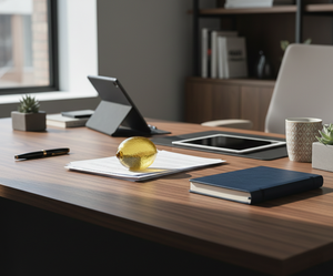 Prensapapeles de Cristal Hecho a Mano con Diseño de Limón, Adorno Decorativo para Hogar, Oficina o Salpicadero de Coche, Artículo de Regalo - Product Image 5