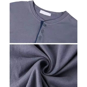Ensemble de sport d'été 2026 100 % coton pour homme : T-shirt imprimé et short assorti, grandes tailles, respirant, bicolore - Product Image 5