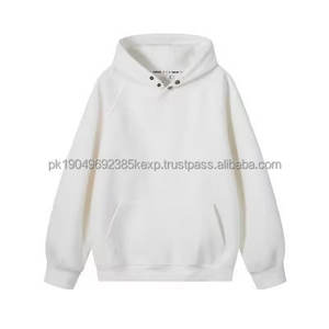 480g <b>American</b> Button <b>Hoodie</b> Men's Fashion Brand Heavy Oversize Loose Solid Color All-in-one Hoodies Coat - Product Image 3