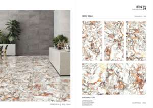 กระเบื้องพอร์ซเลน Urban Iris ขนาด 600x1200 มม. รูปแบบขนาดใหญ่ พื้นผิวขัดเงา คุณภาพพรีเมียม สำหรับตกแต่งผนังและพื้นภายในและภายนอกอาคาร ดีไซน์ทันสมัย รุ่น Plus - Product Image 3