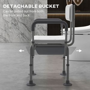 Sedia a rotelle comoda portatile in acciaio resistente con braccioli, design moderno, finitura verniciata a polvere per forniture terapeutiche e riabilitative - Product Image 4