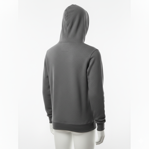 Sweat-shirt à capuche décontracté en polaire pour femme avec logo personnalisé, design graphique et poche kangourou, idéal pour l'automne et les activités de plein air - Product Image 4