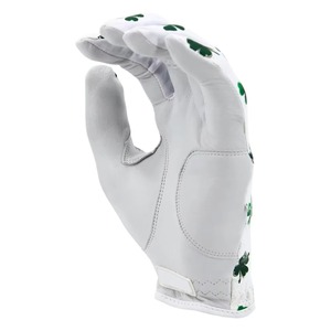 Gants de golf en cuir Cabretta blancs JNM SAFETY, best-sellers, pour adultes, respirants, antidérapants, fermeture à boucle auto-agrippante, personnalisables - Product Image 2