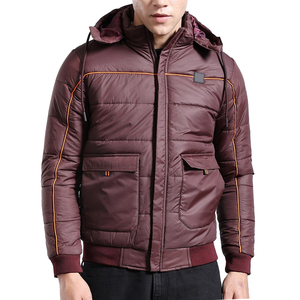 Premium Quality Puffer Jackets Coat Outwear for Winter Warmer <b>Padded</b> Quilted Jacket Full Zip Long Sleeve Puffer Jacket - Product Image 1