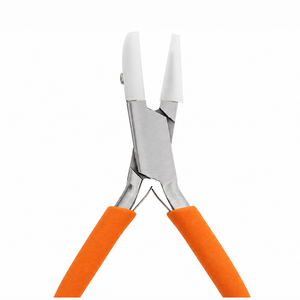 Nylon Jaw Flat Nose Pliers Jewelry Tool Non Marring <b>Soft</b> Grip <b>Wire</b> Straightening DIY Craft Beading Durable Hand Tool - Product Image 6