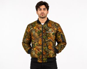Chaqueta Bomber de Camuflaje RealTree de Alta Calidad Personalizada, Chaqueta Táctica de Vuelo para Hombre, Fabricante OEM, Suministro de Fábrica - Product Image 1