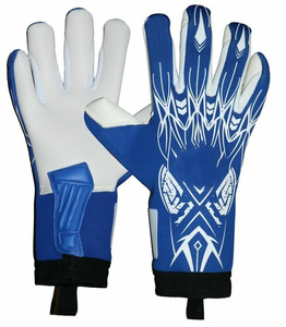 Men's Women's Professional Football Goalkeeper <b>Gloves</b> 4mm Nylon Latex Non-slip Lace-<b>up</b> Flexible Training Equipment - Product Image 4