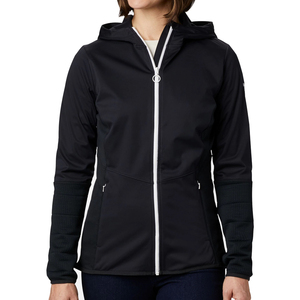 Hot Sale Women Workout Clothing Long Length Zip Closure Hooded <b>Jacket</b> Gym Apparel Low MOQ Parka Supplier Colorblock Windbreaker - Product Image 1