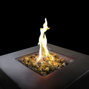 Fiber Reinforced Concrete <b>Fire</b> <b>Pit</b> <b>Table</b> for Propane/Natural Gas Use - Product Image 4