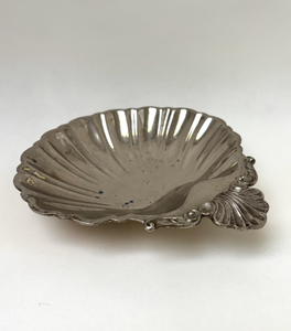 Heavy Duty Silver <b>bowl</b> tray With Sea shell L Shaped Preventing Tipping Over Ideal For Regular <b>Smokers</b> And Outdoor Settings - Product Image 1