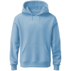 Clush Sports High Quality 100% Cotton French Terry Zipper-Up Hip Hop Hoodie <b>Thick</b> <b>Fleece</b> 400g Drop Shoulder Plain Blank Men's - Product Image 1