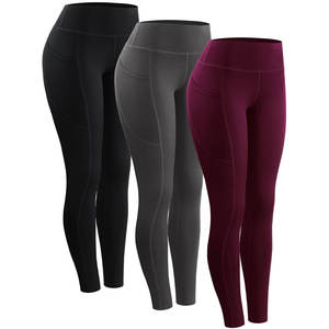 Leggings de sport pour femmes de haute qualité, vente en gros, tissu extensible premium 260 GSM, 75% nylon, 25% élasthanne, coutures plates, évacuation de l'humidité - Product Image 2