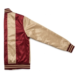 Chaqueta Varsity Personalizada de Marca Propia, Chaqueta Bomber con Parches Bordados, Proveedor OEM ODM - Product Image 4