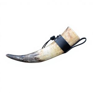 Jarra de Cerveza de Cuerno de Buey Antigua en Forma de Cono, Fabricada a Medida, Ecológica, Apta para Lavavajillas, Decorativa para Navidad, Jarra para Beber Económica - Product Image 1