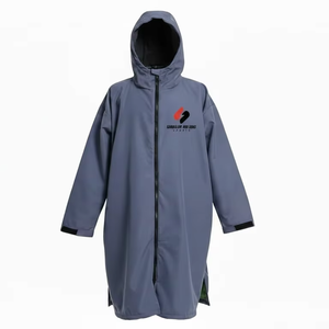 Men Swim Parka <b>Jacket</b> Waterproof Warm <b>Fleece</b> <b>Lined</b> Hooded Winter Sports Team Wear Custom Wholesale Supplier - Product Image 1