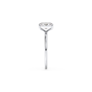 Bague solitaire REYES en moissanite taille radiant de 0,98 carat en argent sterling 925, certifiée GRA, bijoux fins pour femme, à porter au quotidien - Product Image 5