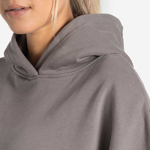 Hoodies d'hiver chauds pour femmes à faible MOQ, personnalisez vos propres hoodies pour femmes, respirants, décontractés, vente directe d'usine - Product Image 3