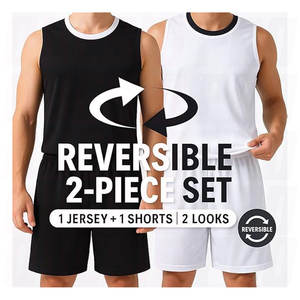 Uniformes de Baloncesto al Precio Más Bajo, Sublimación Completa, Diseño Personalizado de Alta Calidad, Conjunto de Camisetas y Pantalones Cortos de Baloncesto para Equipos, Nombre del Equipo - Product Image 2