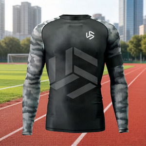 Camiseta de Compresión Estilo Sublimado OEM para Hombre, Camiseta Deportiva Ajustada y Elástica, Camiseta Deportiva para Fitness, Camiseta Deportiva para Hombre - Product Image 6
