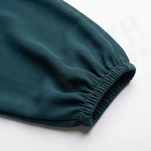 Abaya Kimono OEM 2025 pour femmes musulmanes, en tissu polyester épais, doux et très extensible, col en V, manches longues, ornée de perles, longueur cheville - Product Image 5