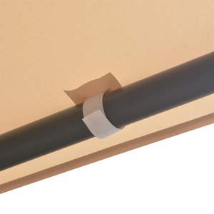 Pergola beige en tissu Oxford avec structure en acier 13,1 x 13,1 x 9,8 pieds - Product Image 4