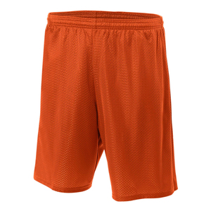 Wholesale Moisture wicking Odor resistant Stain release 1.5" Covered <b>elastic</b> waistband with inside draw <b>cord</b> mesh shorts - Product Image 1