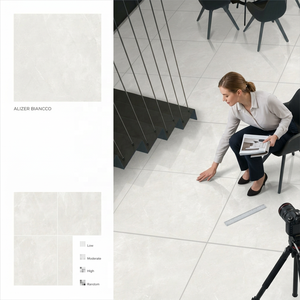 Azulejos de Porcelana Egipcia Alizer Beige Marfil 800x800mm, Azulejos de Piso Gris Claro Pulidos y Esmaltados 40x40 60x60 80x80cm - Product Image 6