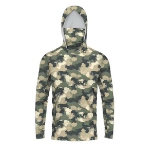 Camisa de Pesca Unisex de Manga Larga Personalizada, Poliéster de Secado Rápido, UPF 50, Transpirable, Impermeable, Antibacteriana, Sudadera con Capucha para Exteriores - Product Image 5